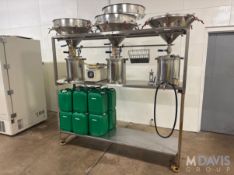 S/S (3) FUNNEL FILTRATION STAND