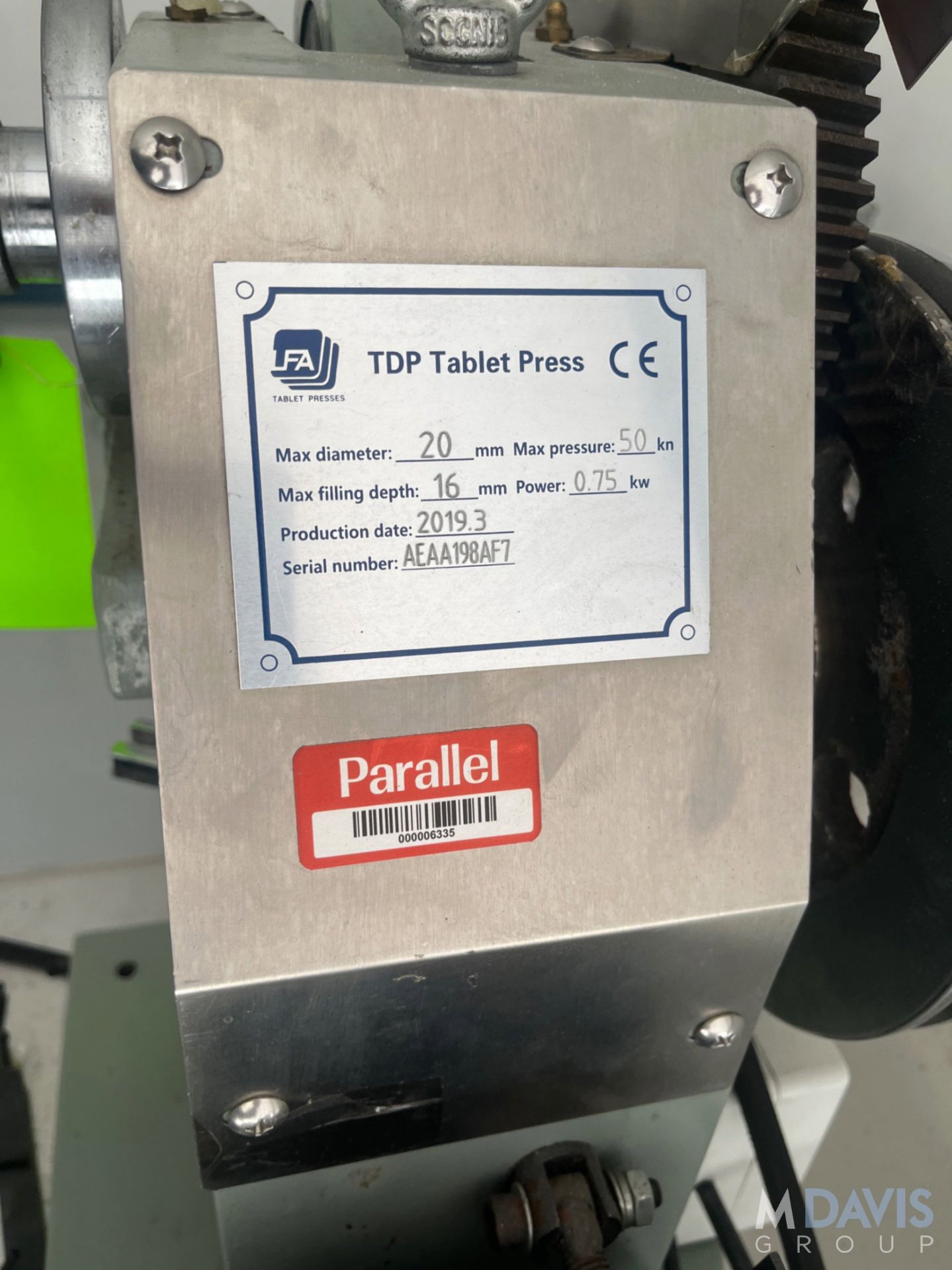TDP TABLET PRESS - Image 8 of 8