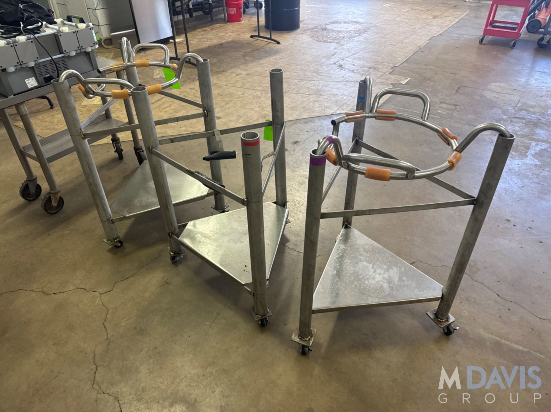 (2) PORTABLE GLASS GLOBE STANDS - Image 7 of 7