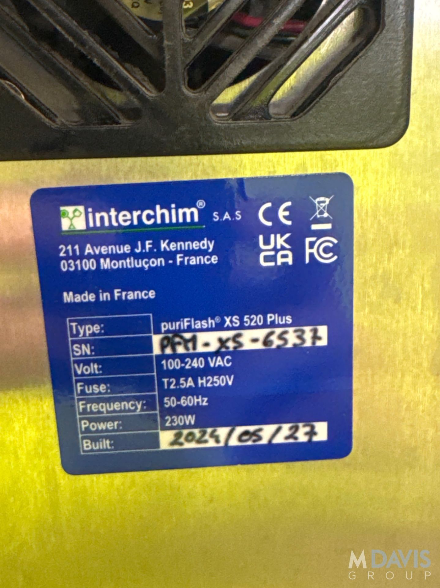 interchim PURIFLASH XS520PLUS FLASH-CHROMATOGRAPHY SYSTEM - Image 7 of 7