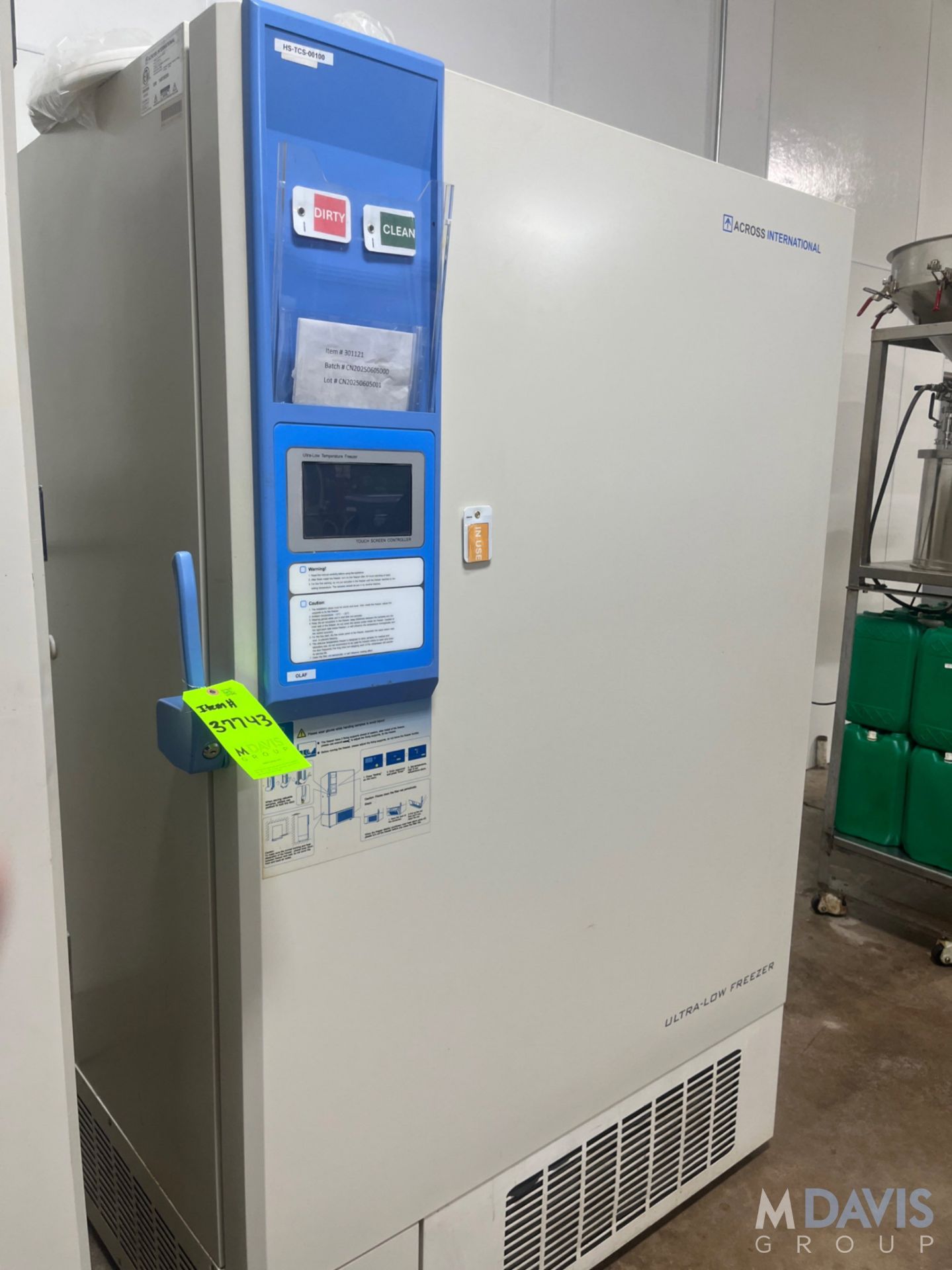ACROSS INTERNATIONAL ULTRA-LOW TEMPERATURE FREEZER