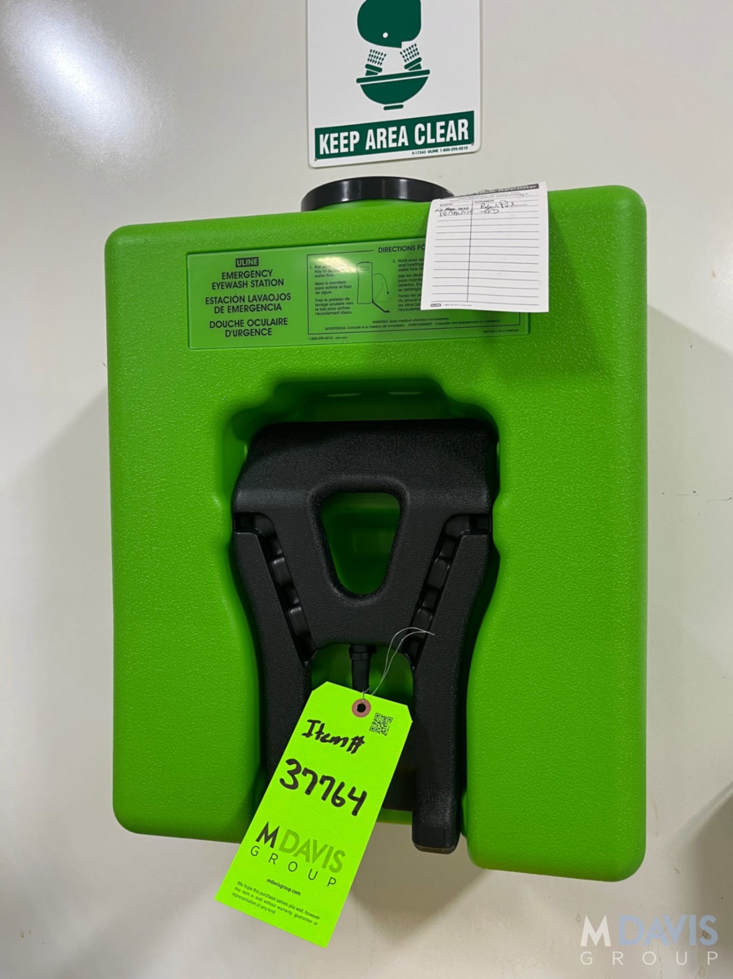 ULINE EMERGENCY EYEWASH STATION - Image 2 of 4