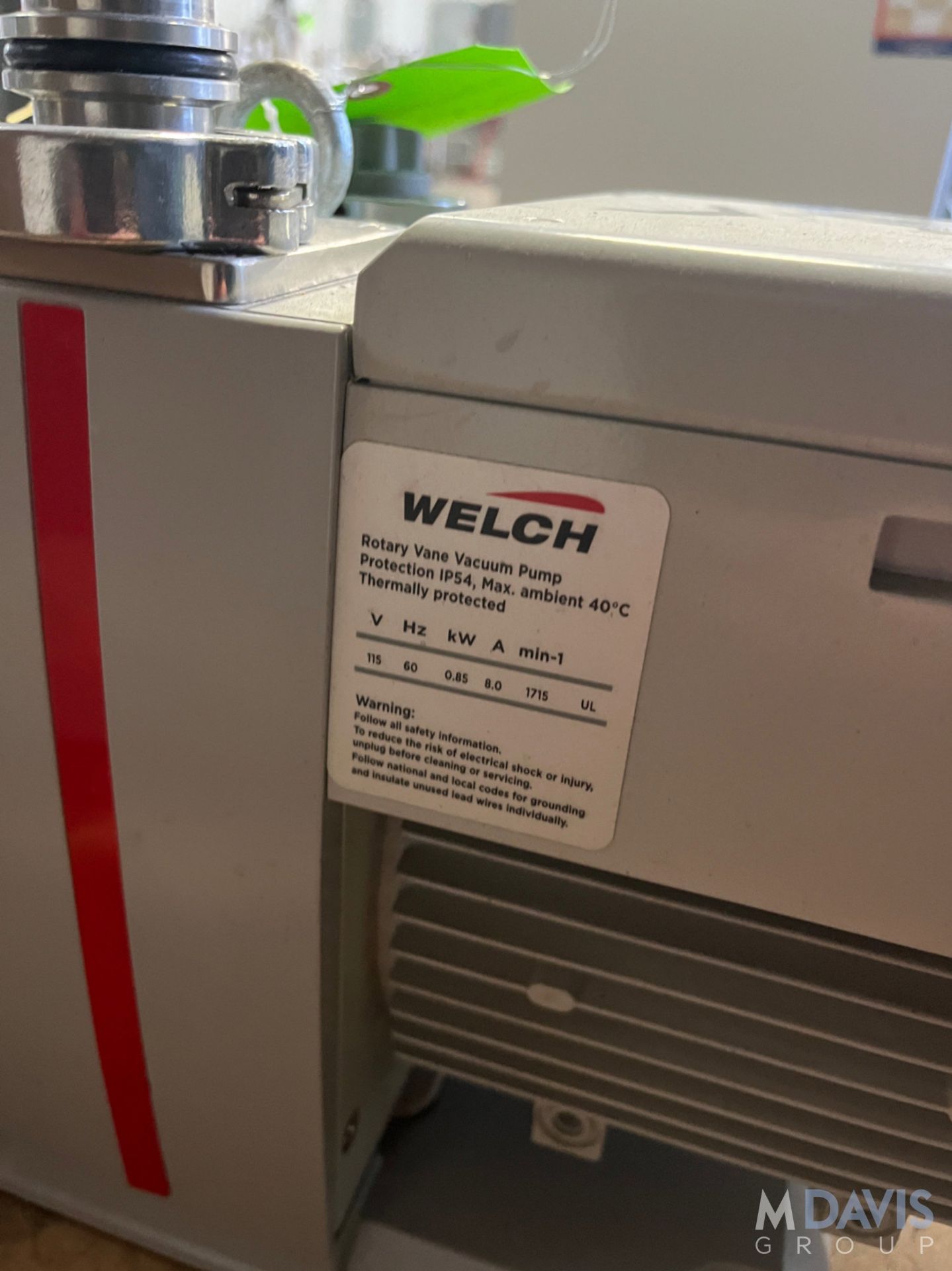 WELCH CRVPRO 16 VACUUM PUMP - Image 6 of 7