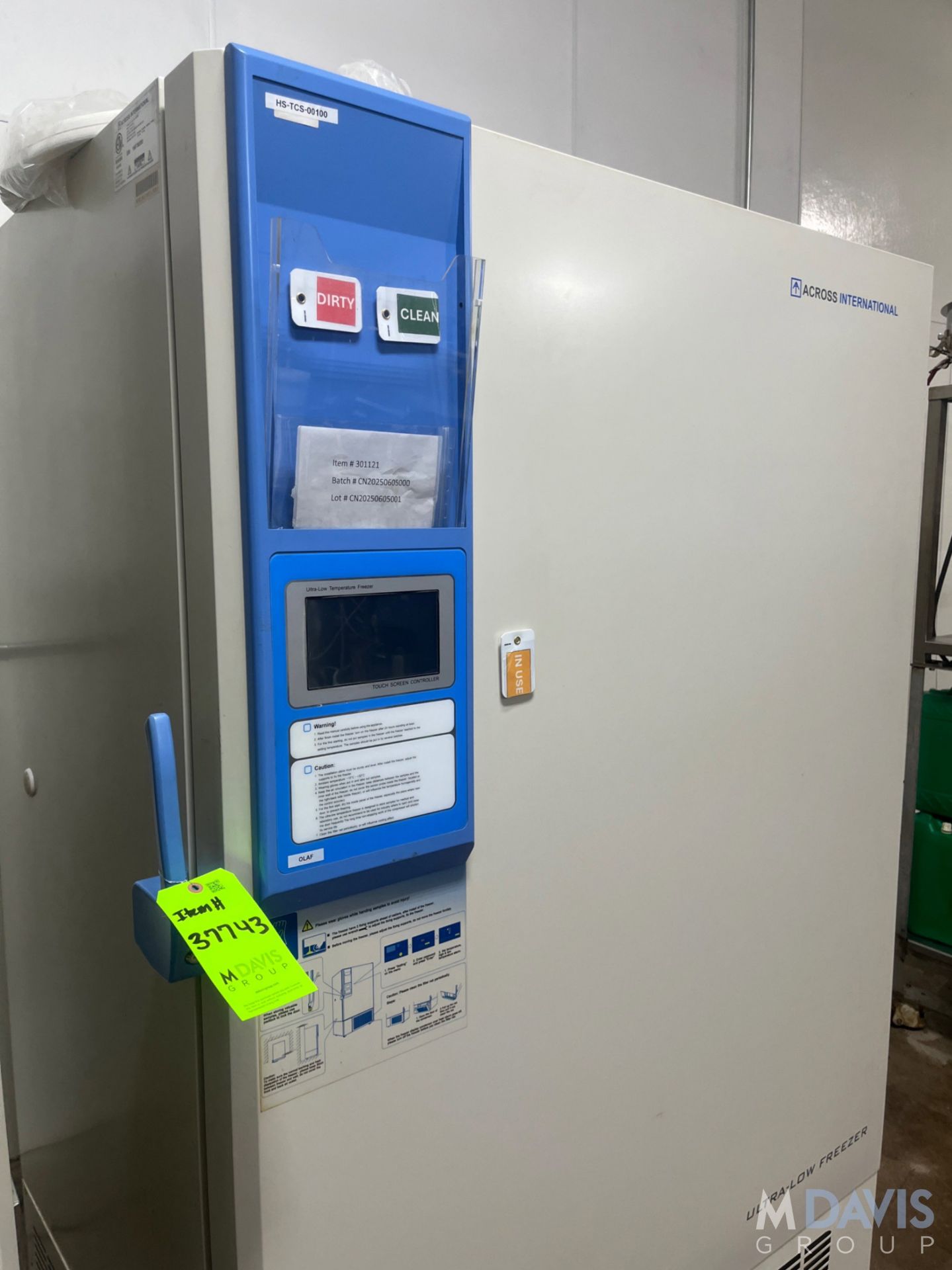ACROSS INTERNATIONAL ULTRA-LOW TEMPERATURE FREEZER - Image 8 of 12