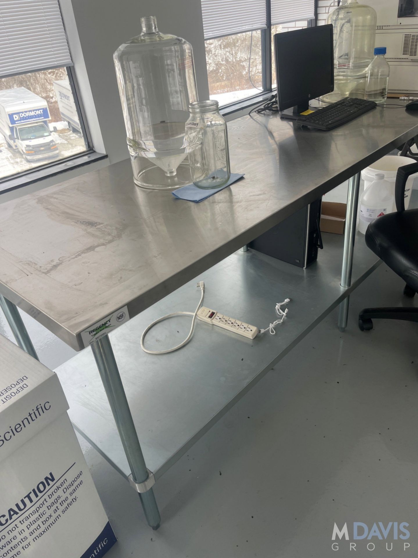 (2) STAINLESS STEEL TABLE - Image 4 of 5