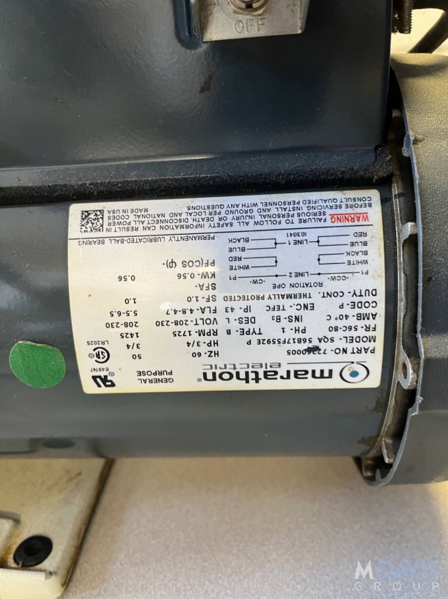 LEYBOLD TRIVAC ROTARY VANE VACUUM PUMP - Image 8 of 8