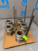(5) GVP Global 6 S/S Ball Valves