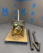 FLEXICON S/S FLEXIBLE SCREW AUGER CONVEYOR HOPPER