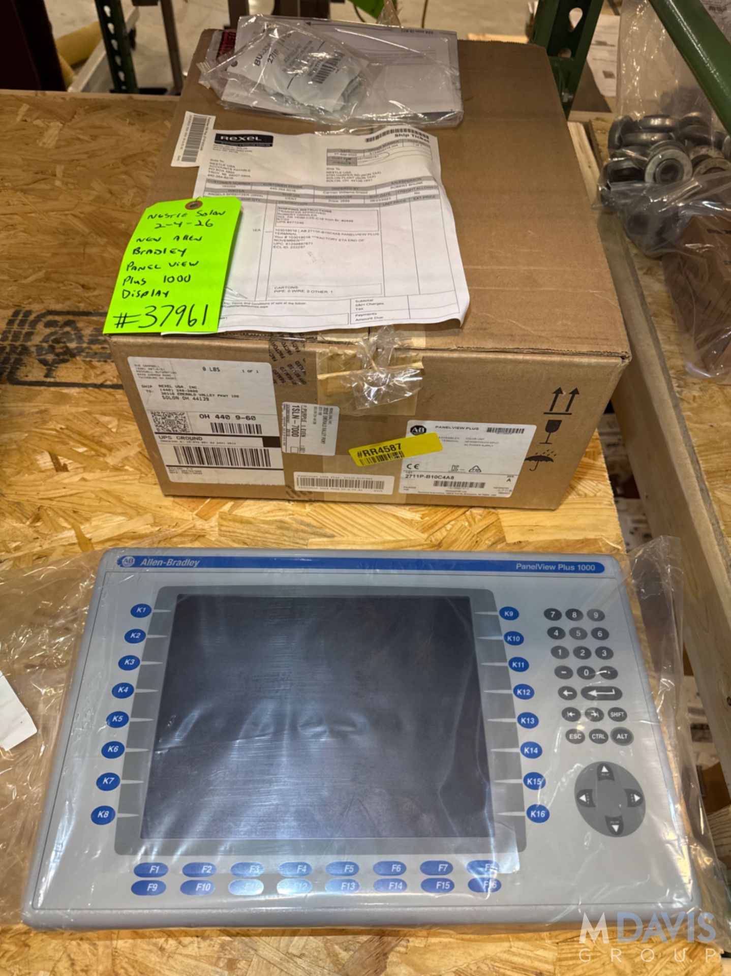 New Allen Bradley Panel View Plus 1000 Display, Cat. # 2711P-B10C4A8 ...
