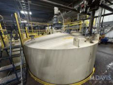APROX. 17,500 GAL. VERTICAL MIX TANK