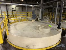 APROX. 35,000 GAL. MILD STEEL VERTICAL TANK