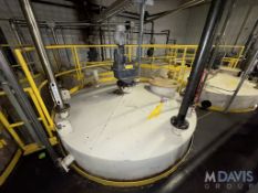 APROX. 12,500 GAL. MILD STEEL VERTICAL TANK