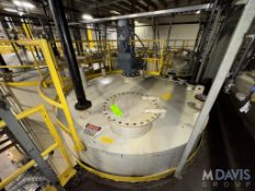 APROX. 20,000 GAL. MILD STEEL VERTICAL TANK,