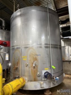 MUELLER APROX. 6,000 GAL. S/S JACKETED TANK