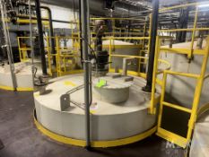 APROX. 11,500 GAL. VERTICAL MIX TANK