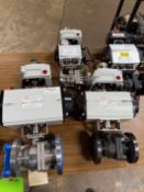 (4) 2-WAY PNEUMATIC ACTUATOR VALVES