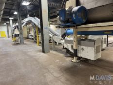 BSA SCHEIDER ANLAGENTECHNIK OVERHEAD S/S BELT CONVEYOR