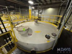 APROX. 35,000 GAL. MILD STEEL VERTICAL TANK