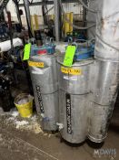 (3) VERTICAL MILD STEEL FILTERS