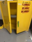 (2) JUSTRITE FLAMMABLE STORAGE CABINETS