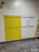 (3) PLASTIC HOOK & BACK SPLASH UNITS