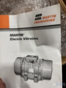 MARTIN ENGINEERING ELECTRIC VIBRATOR (LOCATED IN 1ST FLOOR WAREHOUSE - HAZLE TOWNSHIP, PA) (RIGGING,