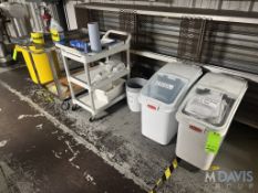 (2) RUBBERMAID CONTAINERS