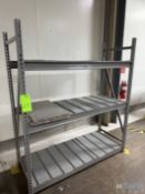 (4) STORAGE SHELVING UNITS