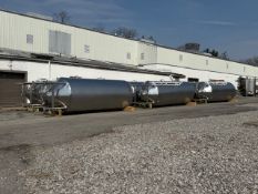 A&B Process Systems 3,815 Gal. Cone-Bottom Tank, S/N, 1626030601D, Aprox. 6'8