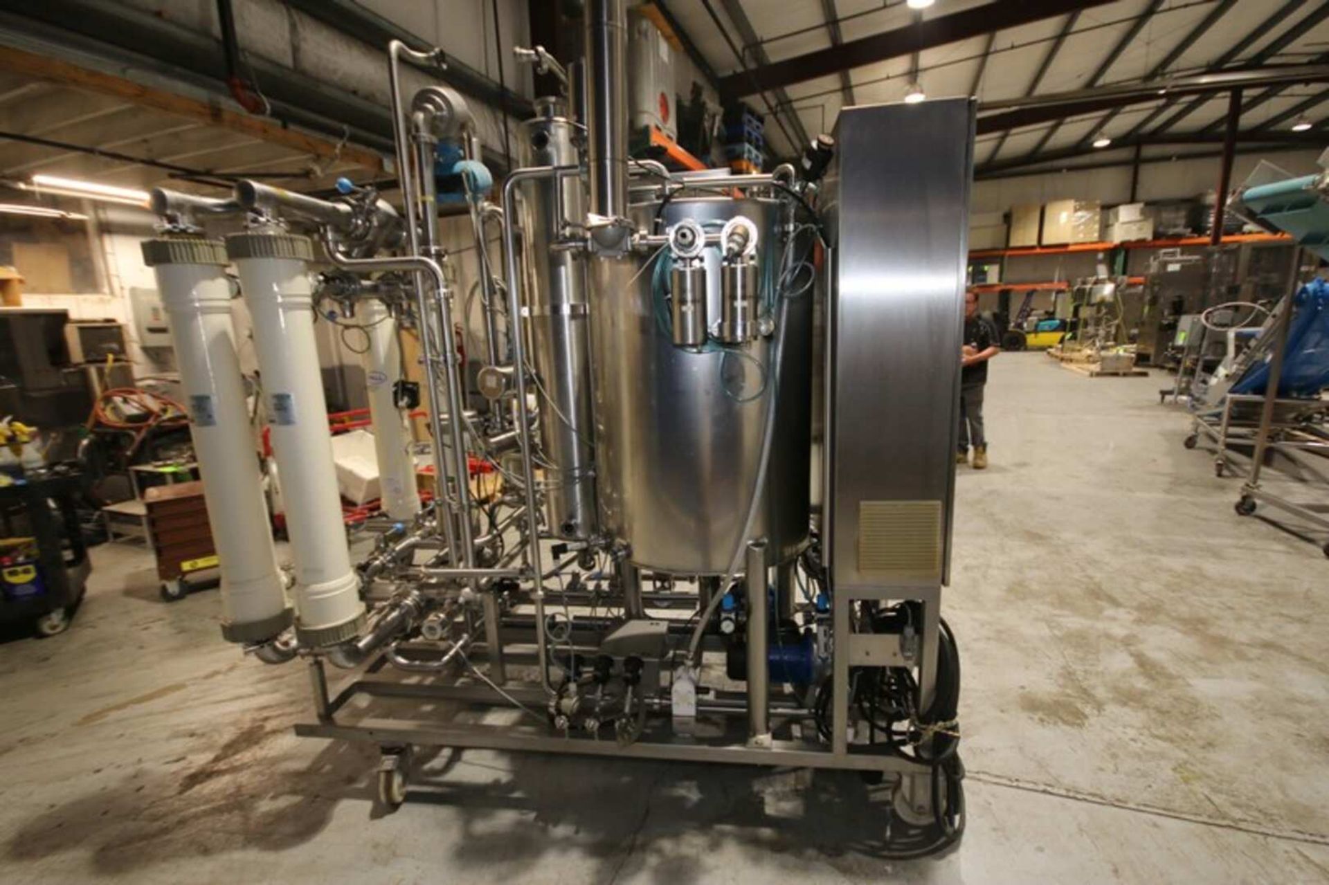 PALL S/S Filtration Skid, Model 3X400V+PE/50HZ, S/N 043623, with (4) 44" H x 5" W Filters, Aprox. - Image 6 of 18