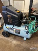MCGRAW 8 GALLON OIL FREE PORTABLE AIR COMPRESSOR MAX TANK, PRESSURE 150 PSI ELECTRICAL INPUT 120