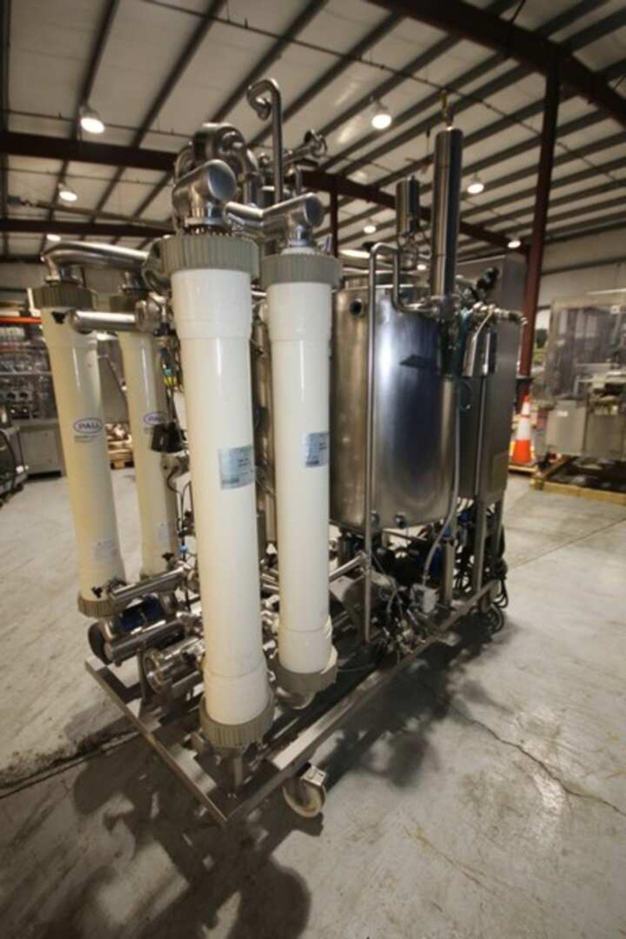 PALL S/S Filtration Skid, Model 3X400V+PE/50HZ, S/N 043623, with (4) 44" H x 5" W Filters, Aprox. - Image 5 of 18