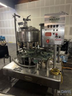 Filler Specialties Inc. 12-Head Rotary Filler, S/N 13601AWFS124R, WITH ROTARY CAPPING STATION,