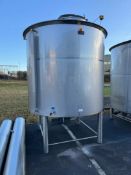 2012 Specific Mechanical Systems 45 BBL Capacity S/S Mash Tun Tank, S/N RMP-136-12, with Legs S/S