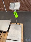 (2) S/S TABLETOP SCALES