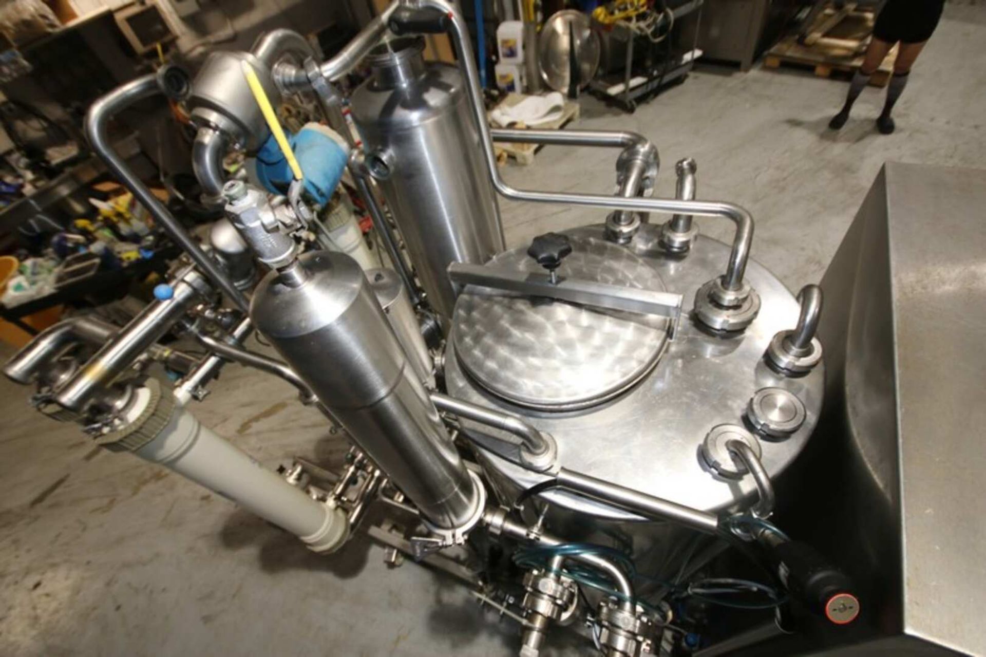 PALL S/S Filtration Skid, Model 3X400V+PE/50HZ, S/N 043623, with (4) 44" H x 5" W Filters, Aprox. - Image 8 of 18