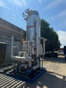 Ammonia Accumulation System,Vertical System with Insulation, with Associated Valves Piping, Good