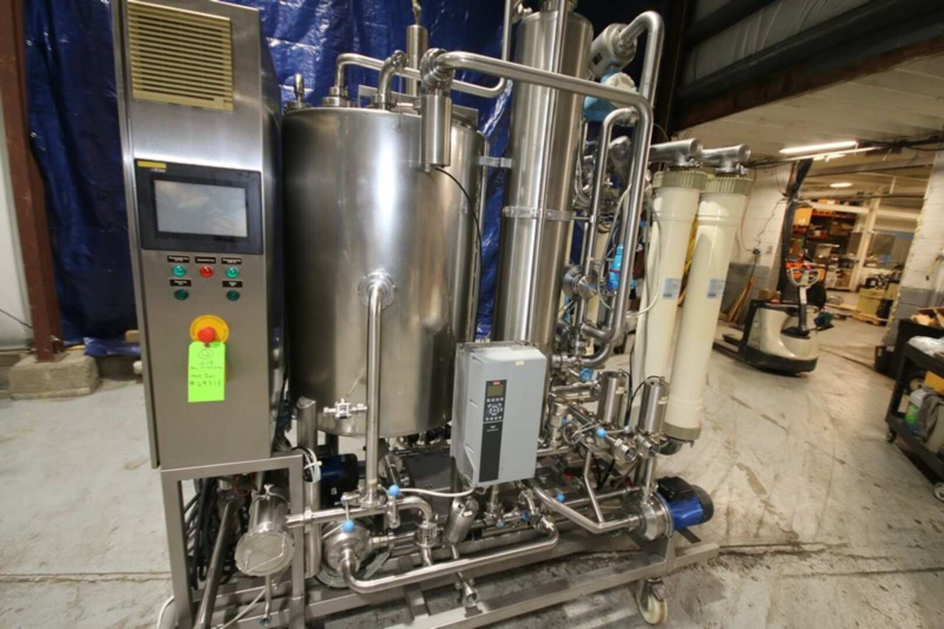 PALL S/S Filtration Skid, Model 3X400V+PE/50HZ, S/N 043623, with (4) 44" H x 5" W Filters, Aprox. - Image 2 of 18