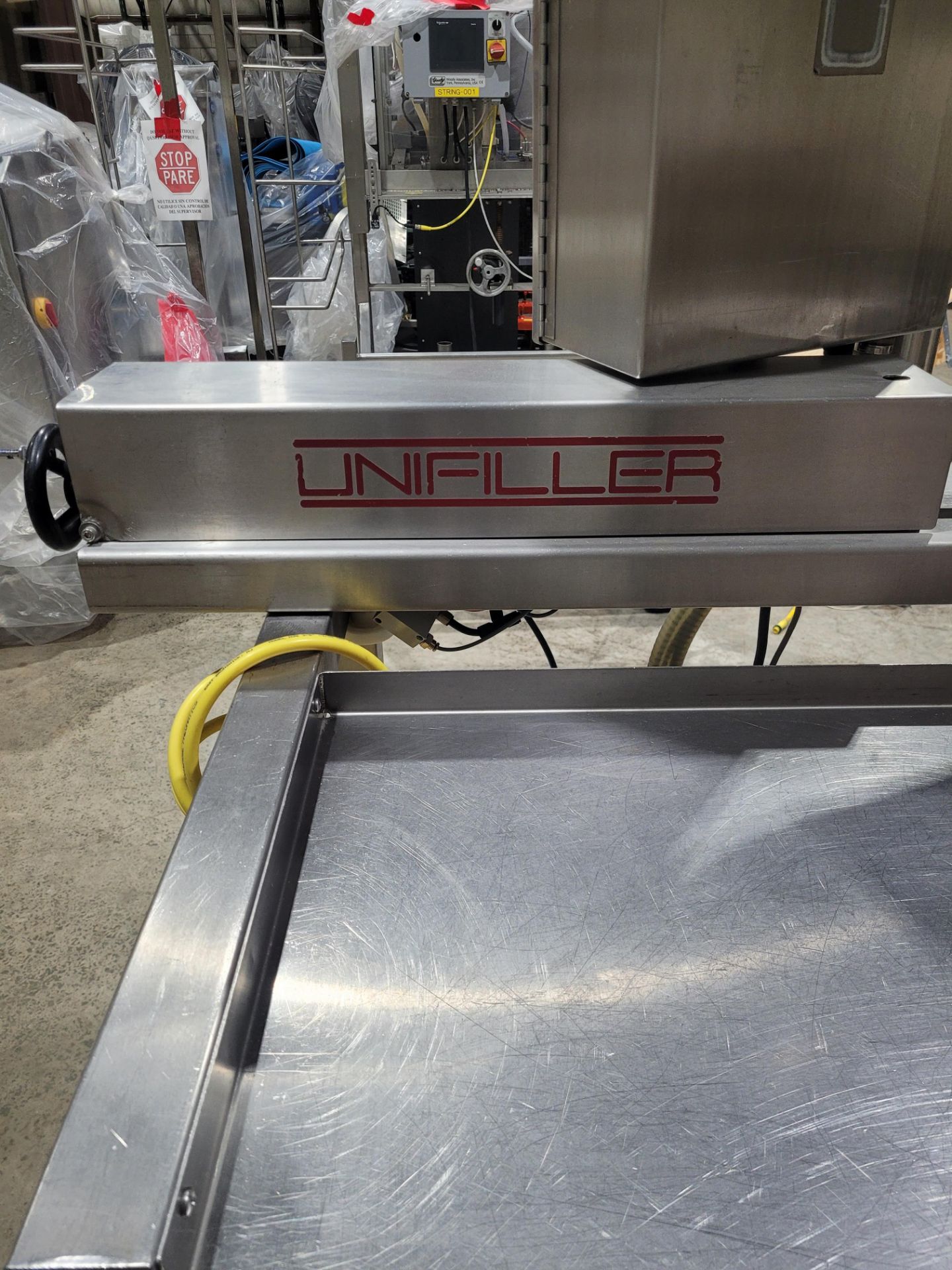 UniFiller Systems TSI-C Filler with Control Panel, Mounted on Portable Base (Palletizing & Loading - Image 5 of 6
