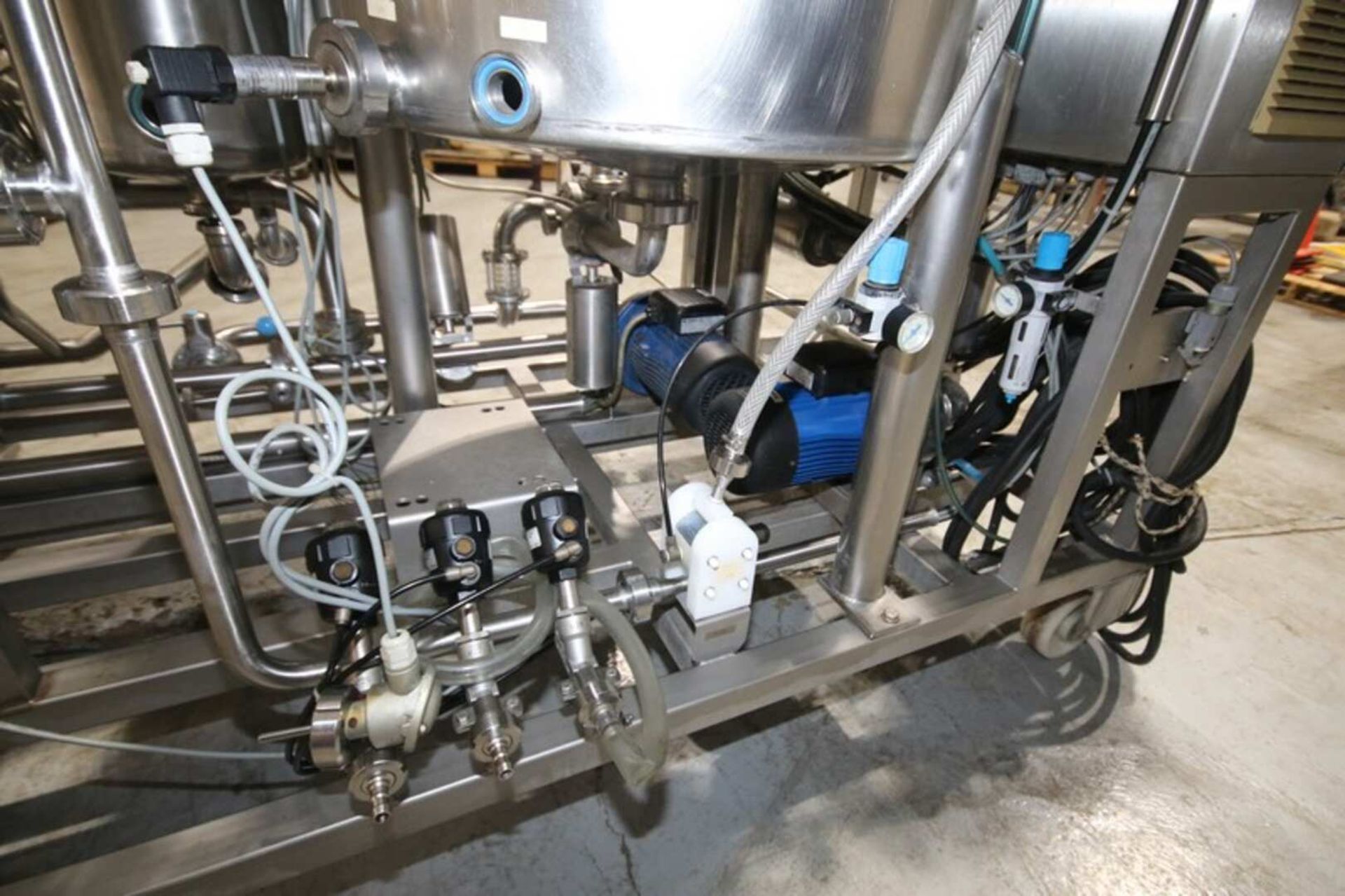 PALL S/S Filtration Skid, Model 3X400V+PE/50HZ, S/N 043623, with (4) 44" H x 5" W Filters, Aprox. - Image 7 of 18