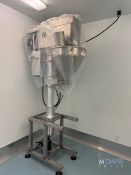 JDA 5000 Powder Filler. Model: 5000, Serial: 121216, 22" Diameter Stainless Steel Hopper 16 Gallon