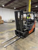 TOYOTA 4,500 LB. SIT-DOWN PROPANE FORKLIFT