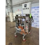 Matrix Pkg. Machinery Inc. VFFS Unit, with Allen-Bradley Micro-Logix 1400 PLC, Mounted on Portable F