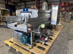 2021 SANI MATIC S/S TUNNEL WASHER, JOB #11595801, S/N DRAWING #846974, TUNNEL DIM. APROX. 21 W X