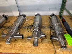 (3) Pentair / Sudmo 3 S/S Air Valves, with Intellitop 2.0 Control Tops, (INV. #39416) (LOCATED @ MDG