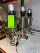 (3) Pentair / Sudmo 3 S/S Air Valves, with Intellitop 2.0 Control Tops, (INV. #39411) (LOCATED @ MDG