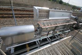 Koss S/S Cheese Cooker, SN 7S40, with 8' L x 15" W x 17" D Auger Area, 12" Auger, with Nord 20 hp