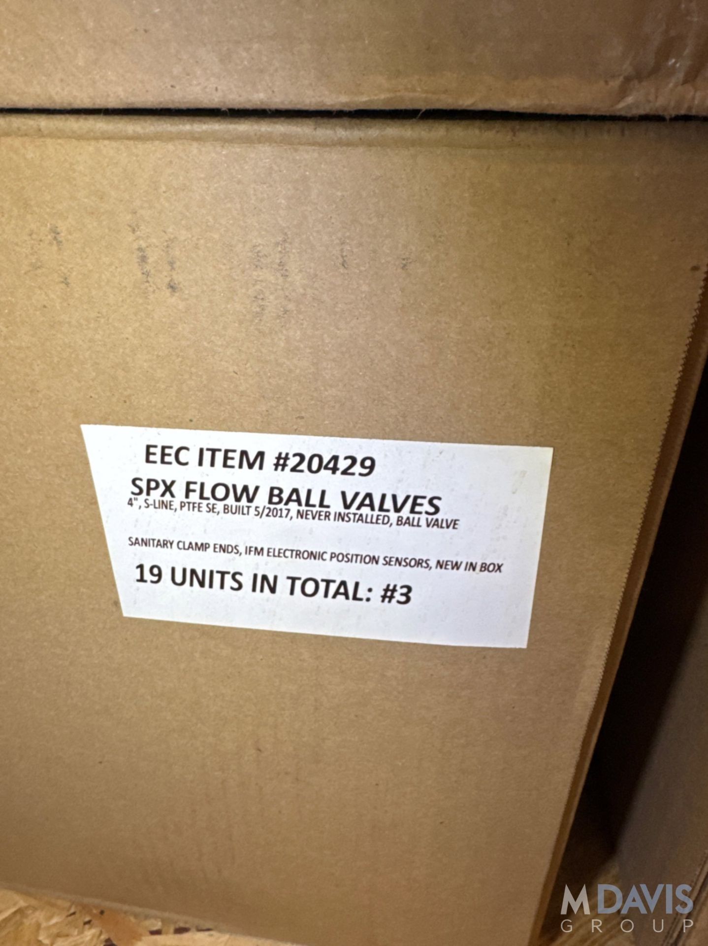 (2) New SPX 4 S/S Ball Valve, Clamp Type, S-Line, with Sensor, (INV. #39039) (LOCATED @ MDG SHOWROOM - Image 4 of 6