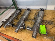 (3) Pentair / Sudmo 3 S/S Air Valves, with Intellitop 2.0 Control Tops, (INV. #39415) (LOCATED @ MDG