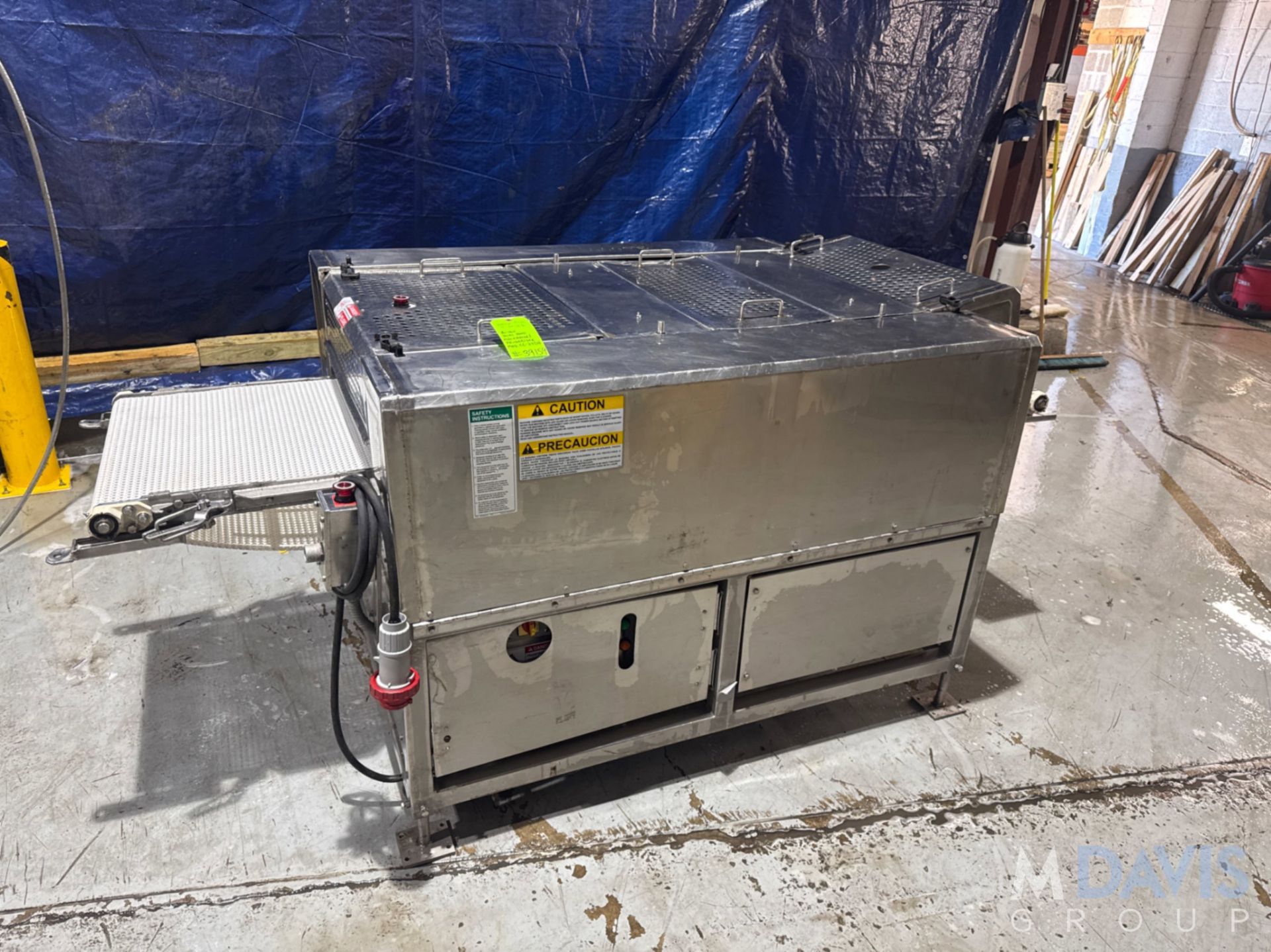 Bridge Dual Head Macerator / Tenderizer, Model CC-24DH, with 24 W Intralox Belt, 460V, (INV. #39159)